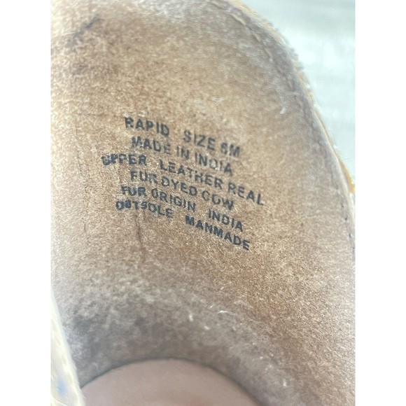 Coconuts By Matisse Pronto Leopard Print Leather Ankle Boots Size 6M - Picture 6 of 10